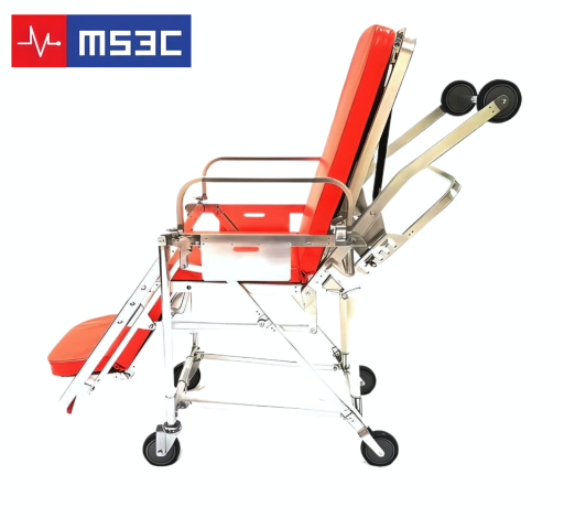 Lightweight Folding EMS Ambulance Stretcher Chair 350lb Capacity - Image 4