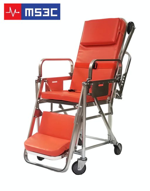 Lightweight Folding EMS Ambulance Stretcher Chair 350lb Capacity