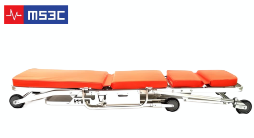 Lightweight Folding EMS Ambulance Stretcher Chair 350lb Capacity - Image 2