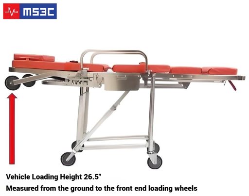 Lightweight Folding EMS Ambulance Stretcher Chair 350lb Capacity - Image 3