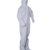 High Filtration Fabric Performance Hooded/Footed Coverall White 25/Case