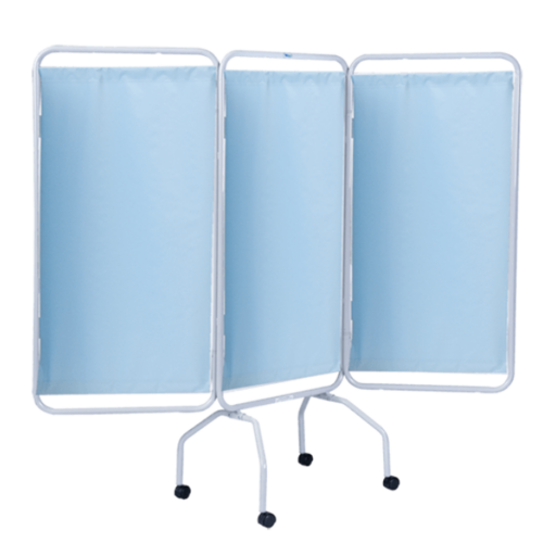 3 Panel Screen with Casters