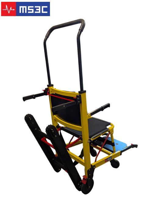 Manual Aluminum Alloy EMS Evacuation Stair Chair 400lb Capacity - Image 3