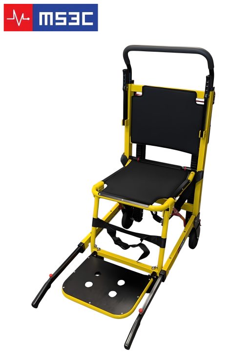 Manual Aluminum Alloy EMS Evacuation Stair Chair 400lb Capacity - Image 4