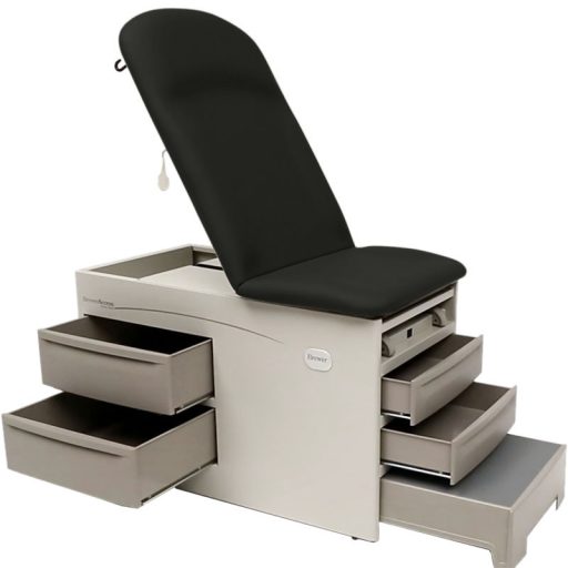 Pneumatic Backrest Exam Table w/ Power Outlet