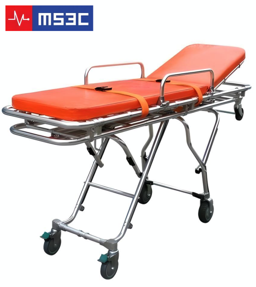 Multi Height Aluminum Alloy EMS Emergency Stretcher 350lb Capacity