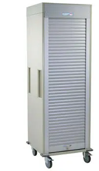 Triple Column Medical Storage Cart w/ Tambour Door