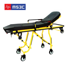 Professional EMS Ambulance Stretcher w/ Oversized Wheels 400lb Capacity