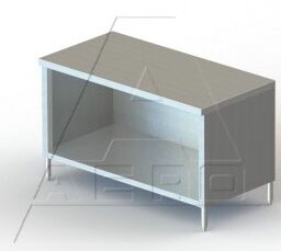 30in Wide Stainless Steel Work Table w/ Enclosed Base