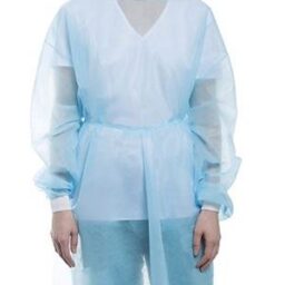 Regular Size Disposable Knit Cuffs Isolation Gown