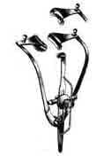 3.5in Guyton-Park Eye Speculum, Solid Bl