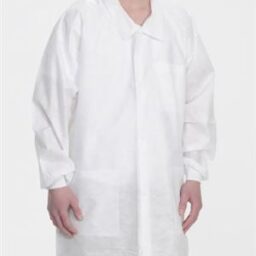 Traditional Collar Extra-Safe SMS Lab Coat