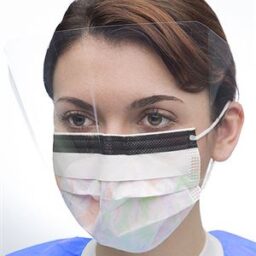 Ultra-3-in-1 Ear-loop Masks w/ Splash Visors