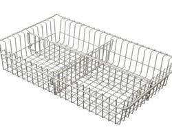 3in Wired Basket with 1 long, 1 short divider