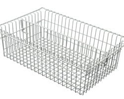8in Wired Basket with 1 long divider