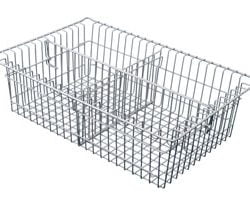 5in Wired Basket with 1 long, 1 short divider