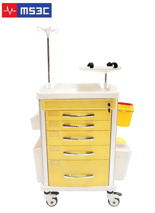 Lite Mobile Crash Cart w/Emergency Accessory Package - Image 2