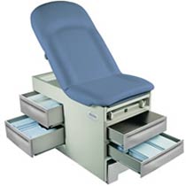 Exam table with Pneumatic Back