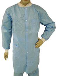 Blue Disposable Lab Coat
