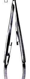 Castroviejo Needle Holder, w/o Lock, Straight, Smooth Jaws, 5-1/2 in