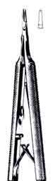 Castroviejo Needle Holder, Pen Type, 5-1/4 in