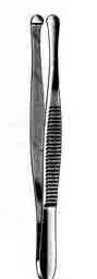 Cilia Forceps, Plain, Broad, 3-1/2 in