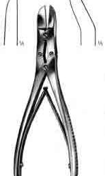 Colver Tonsil Seizing Forceps, 1 Open Ring, Curved, 7-1/2in
