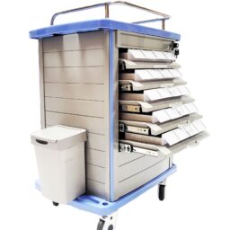 Compact ABS Medication Cart Back