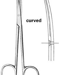 Dissecting Surgical Scissors Curved Metzenbaum 9 in.