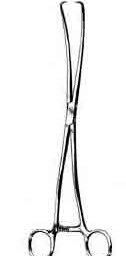 Duplay Tenaculum Forceps, Double Curved, 9in