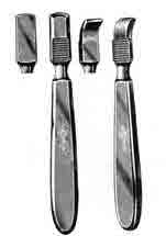 Farabeuf Raspatories, Straight, 6in