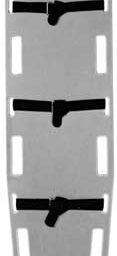 Full Length EMS Backboard w/ Speed Clip Pins