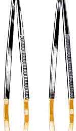 Jacobson Microvascular Needle Holder, 7 in, Curved