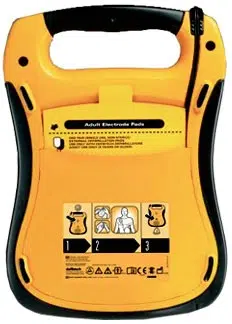 Back of Defibrillator