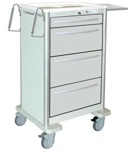Lightweight Aluminum Punch Card Cart, 369 Cards