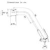 Max 35 Gooseneck Wall Mount w/Ext. Arm