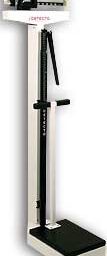 Mechanical Physician Scale In Lbs w/ Height Rod & Handpost