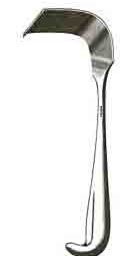 Meyerding Lainectomy Retractor, 9-1/2in, Medium Blade, 3in x 1in