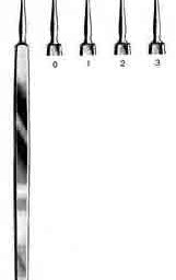 Meyhoeffer Chalazion Curettes, 5in, Size 0, 1.5mm