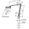 Omnivue 27W Magnifier Light (Dimensions in cm)