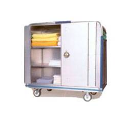 Security Cart w/ Bi-Fold Lockable Doors