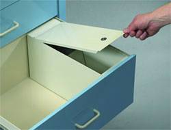 Single Key Lock Security Box for 9in Drawers