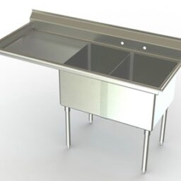 Sink w/ Left Drainboard (Economy Model)