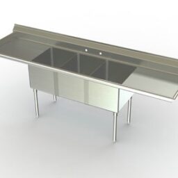 Sink w/ Two Drainboards (Economy Model)