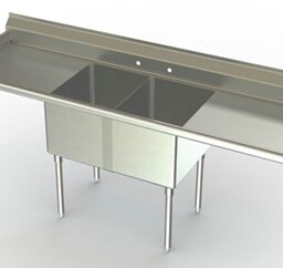 Sink w/ Two Drainboards (Economy Model)