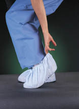 Spunbond  Shoe Covers - Blue