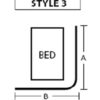 84in x 48in Single Bed Privacy Cubicle Curtain Kit