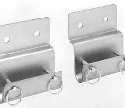 Wall-Mount Brackets for Basket Stretchers