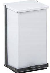 White Waste Receptacle