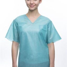 Easy-Breathe SMS Scrub Top  V Neck